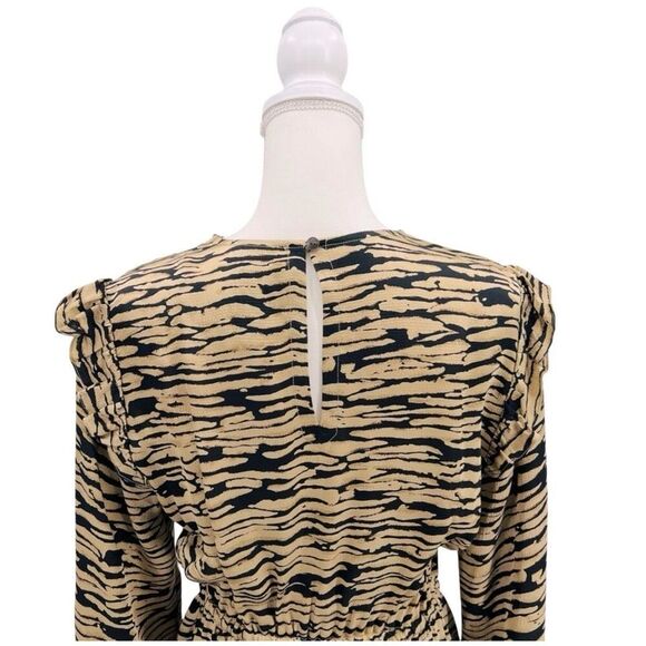 NWT Rails Dress Ora Printed Long Sleeve Pullover Golden Size M - Picture 5 of 13
